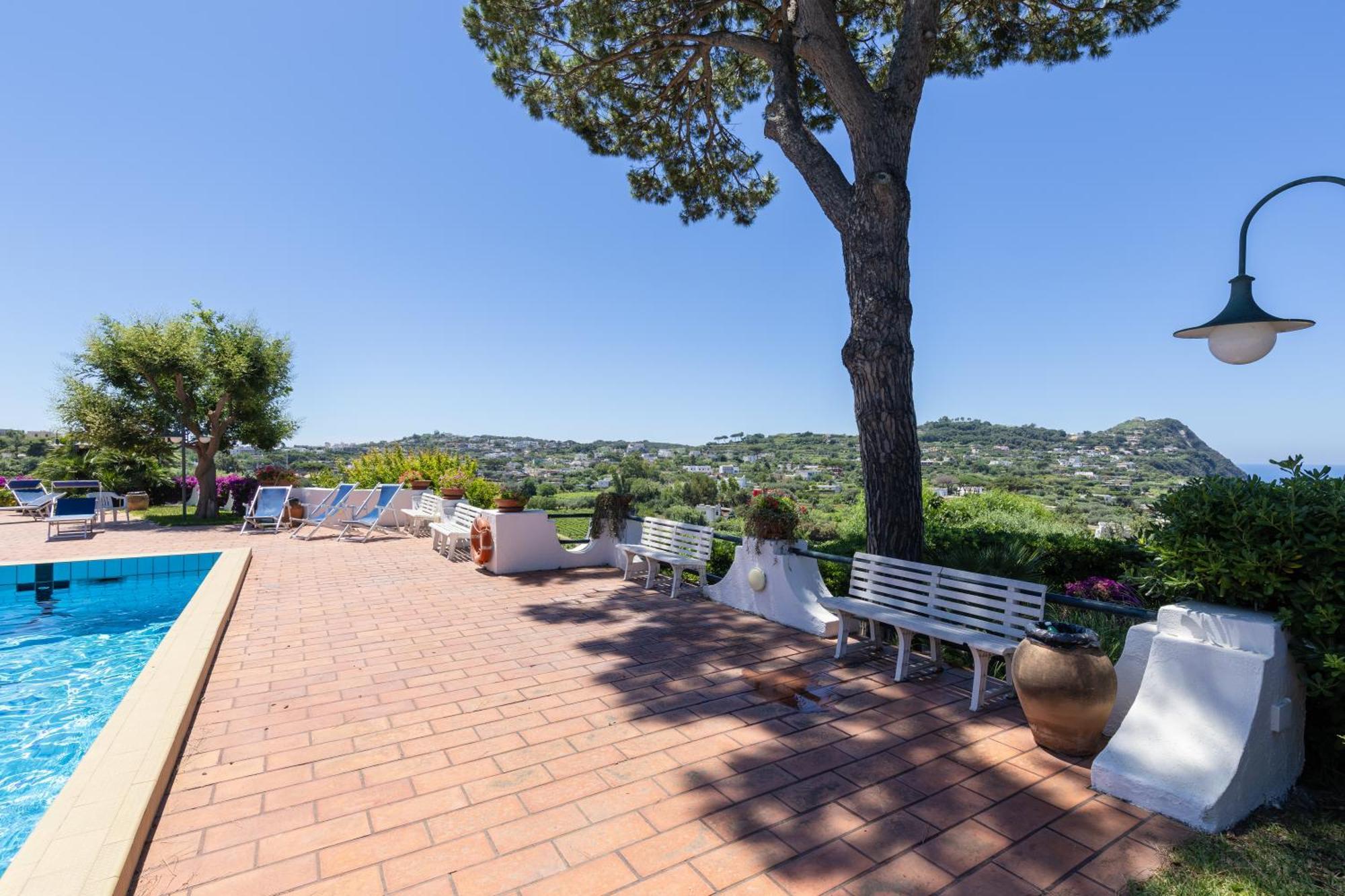 Villetta Con Giardino Esclusivo Di 1000 Mq, Piscina, Tennis, Calcio, Bocce Forio di Ischia Dış mekan fotoğraf