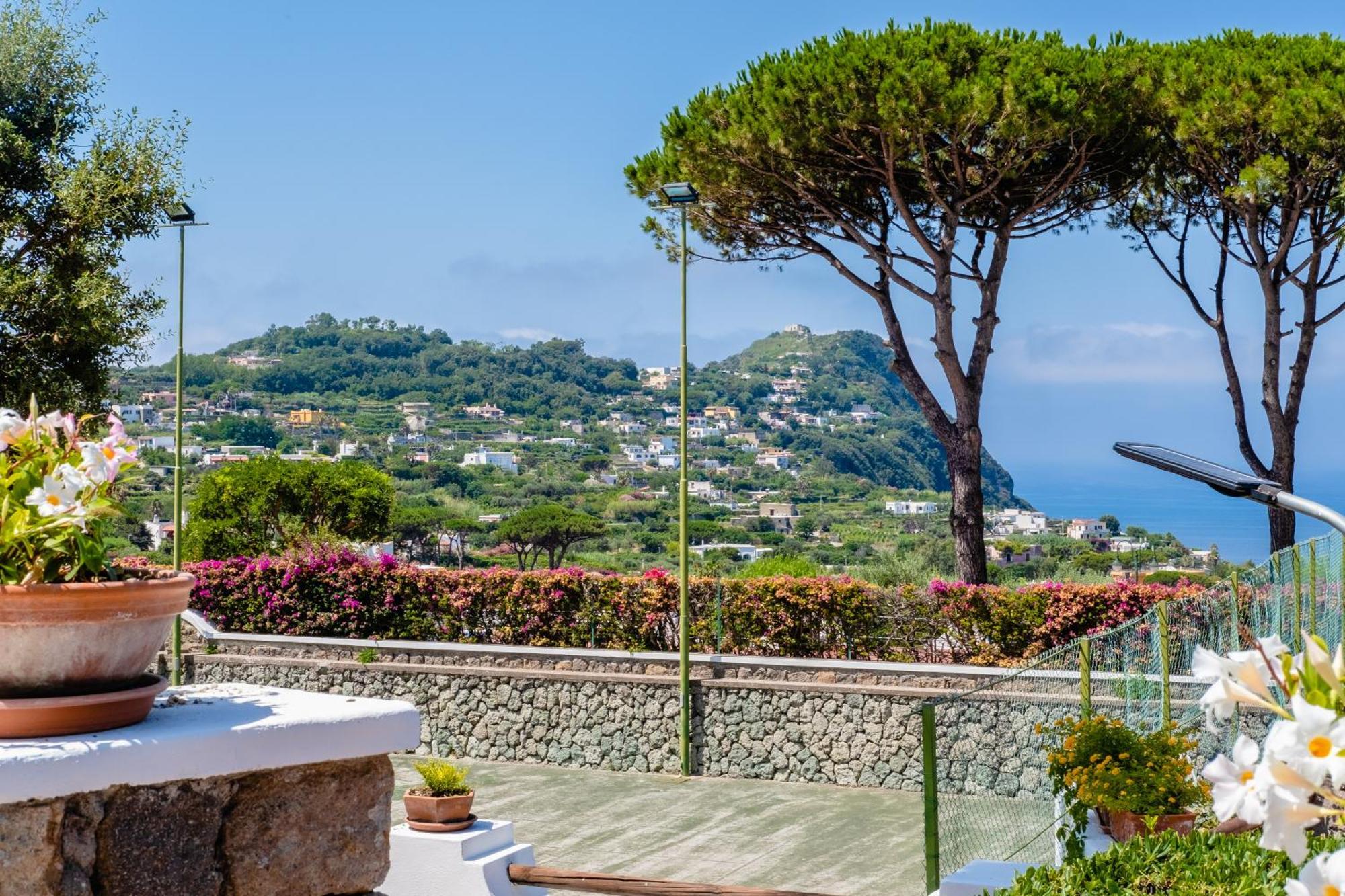 Villetta Con Giardino Esclusivo Di 1000 Mq, Piscina, Tennis, Calcio, Bocce Forio di Ischia Dış mekan fotoğraf